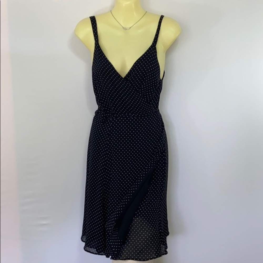Reformation Wrap Dot Dress NWOT Med